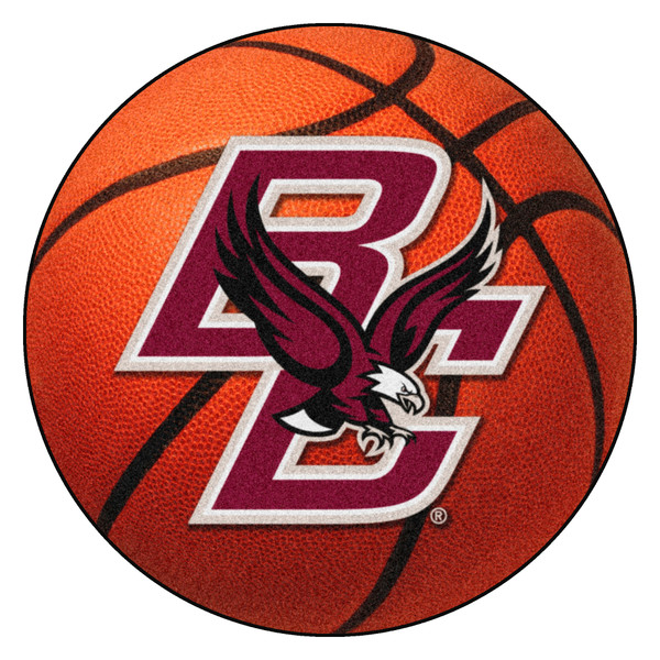 Boston College - Boston College Eagles Basketball Mat BC Eagle Primary Logo Orange