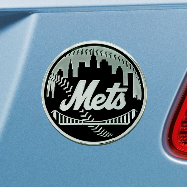 MLB - New York Mets Chrome Emblem 3"x3.2"