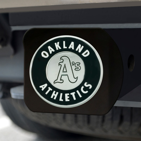 MLB - Oakland Athletics Hitch Cover - Black 3.4"x4"