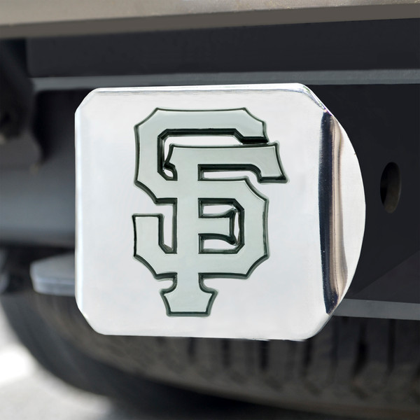 MLB - San Francisco Giants Hitch Cover - Chrome 3.4"x4"