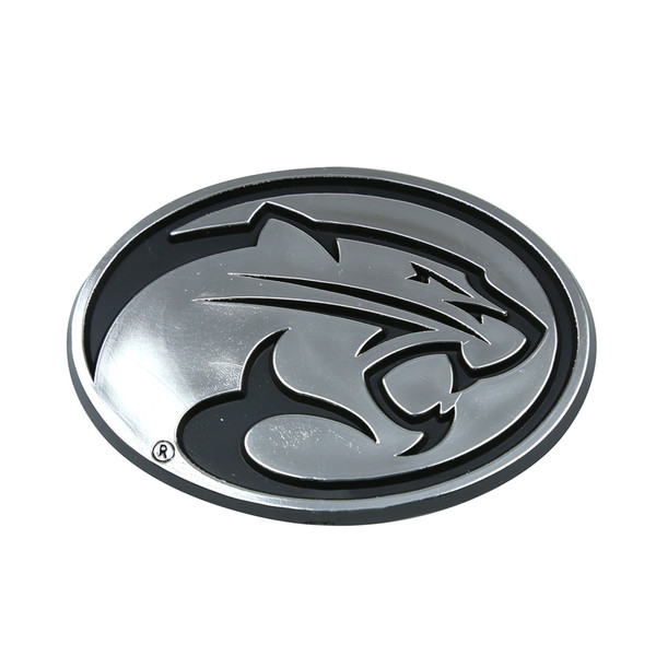 University of Houston - Houston Cougars Molded Chrome Emblem "Cougar Head" Alternate Logo Chrome