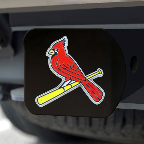 MLB - St. Louis Cardinals Color Hitch - Black 3.4"x4"