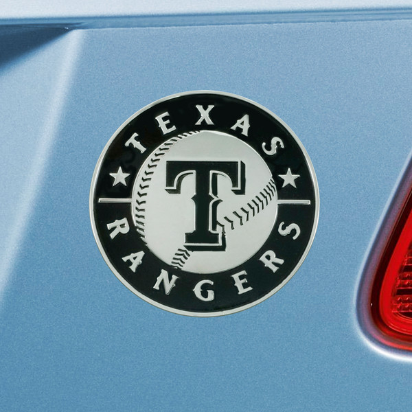 MLB - Texas Rangers Chrome Emblem 3"x3.2"