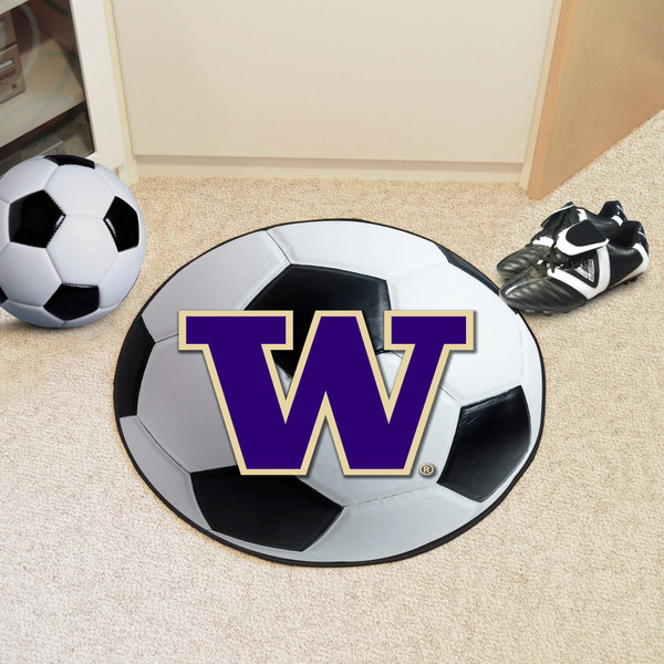 University of Washington Soccer Ball Mat 27" diameter