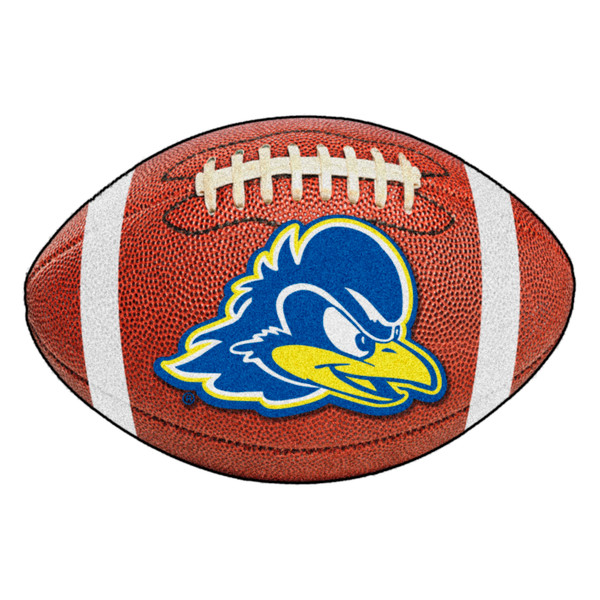 University of Delaware - Delaware Blue Hens Football Mat "Blue Hen" Logo Brown