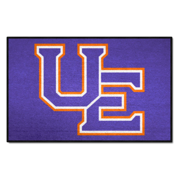 University of Evansville - Evansville Purple Aces Starter Mat "A Star" Logo Black