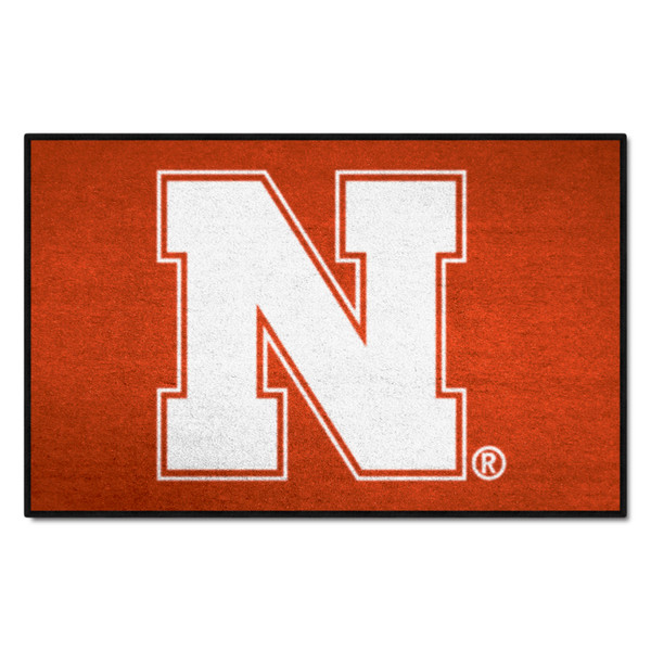 University of Nebraska - Nebraska Cornhuskers Starter Mat N Primary Logo Red