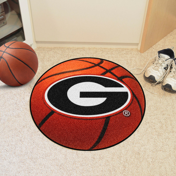 University of Georgia Basketball Mat 27" diameter