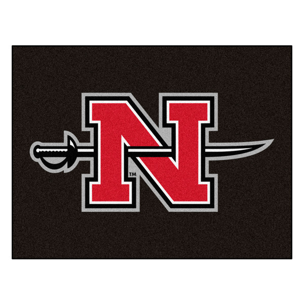 Nicholls State University - Nicholls State Colonels All-Star Mat "N with Sword" Logo Black