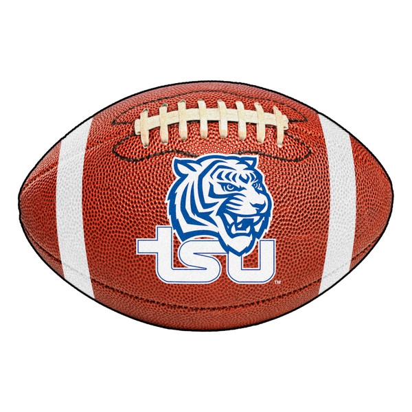 Tennessee State University - Tennessee State Tigers Football Mat "Tiger & TSU" Logo Brown