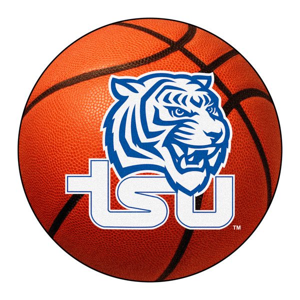 Tennessee State University - Tennessee State Tigers Basketball Mat "Tiger & TSU" Logo Orange