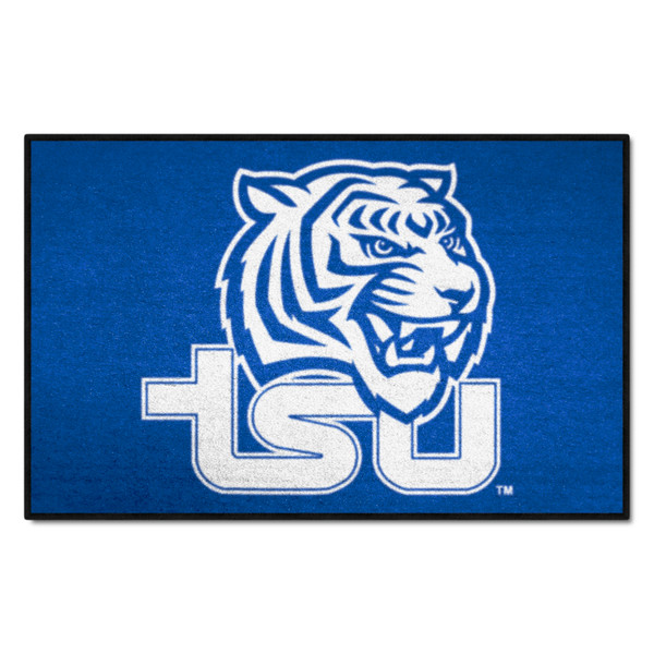 Tennessee State University - Tennessee State Tigers Starter Mat "Tiger & TSU" Logo Black