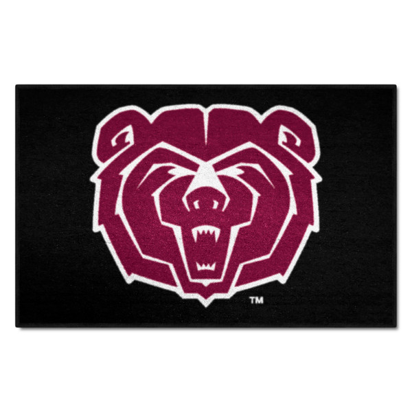 Missouri State University - Missouri State Bears Starter Mat "Bear" Logo Black