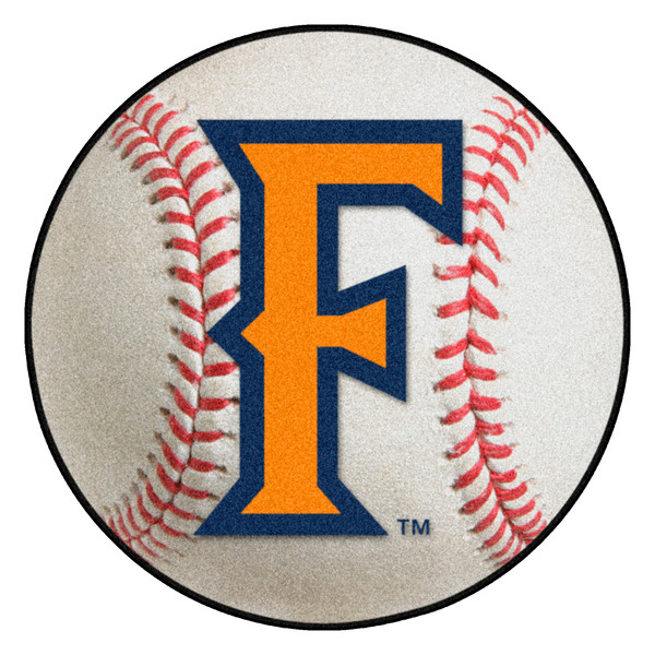 Cal State - Fullerton - Cal State - Fullerton Titans Baseball Mat F Alternate Logo White