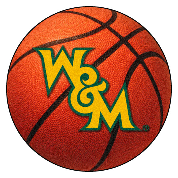 College of William & Mary - William & Mary Tribe Basketball Mat "Tribe" Logo Orange