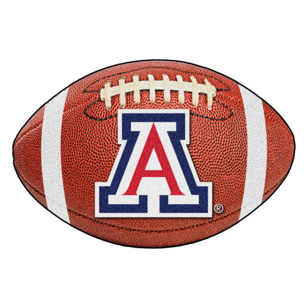 University of Arizona - Arizona Wildcats Football Mat Block A Primary Logo Brown