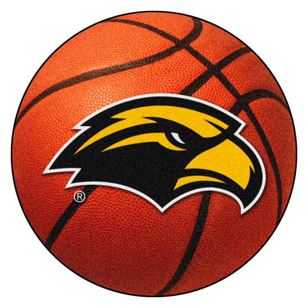 University of Southern Mississippi - Southern Miss Golden Eagles Basketball Mat Eagle Primary Logo Orange