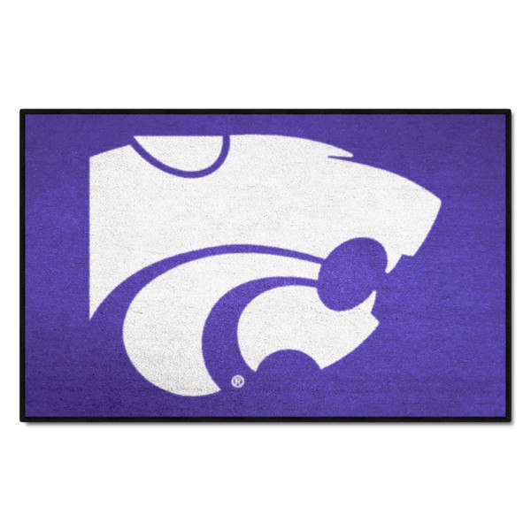 Kansas State University - Kansas State Wildcats Starter Mat Powercat Primary Logo Purple
