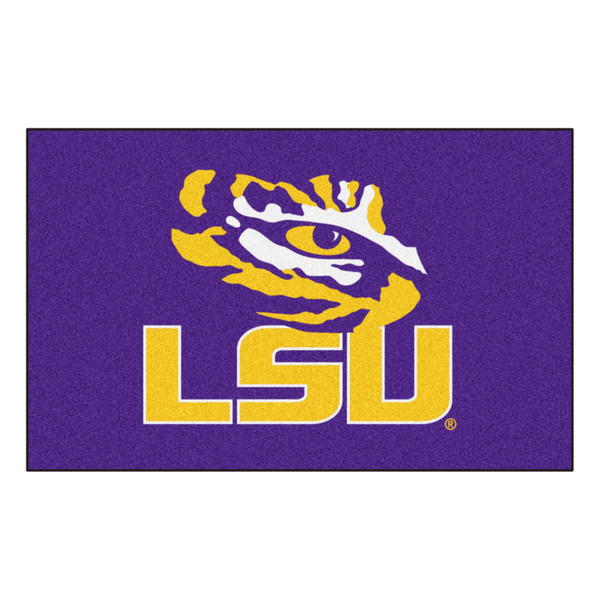 Louisiana State University - LSU Tigers Ulti-Mat LSU Primary Logo Purple