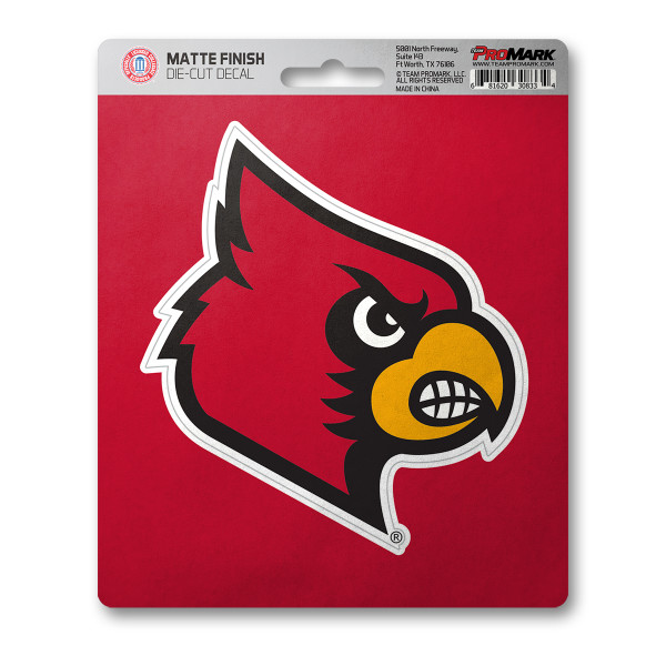 Louisville Cardinals Matte Decal "Cardinal" Logo