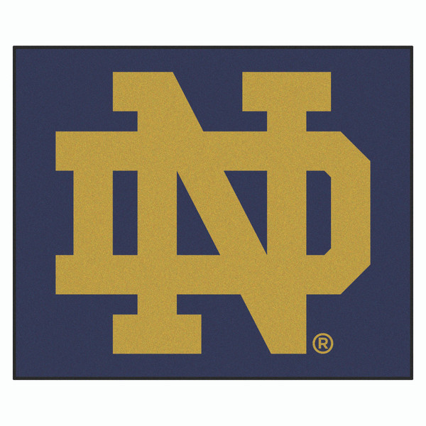 Notre Dame - Notre Dame Fighting Irish Tailgater Mat ND Primary Logo Navy