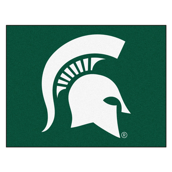 Michigan State University - Michigan State Spartans All-Star Mat Spartan Primary Logo Green