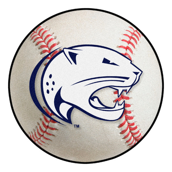 University of South Alabama - South Alabama Jaguars Baseball Mat "Jaguar" Logo White