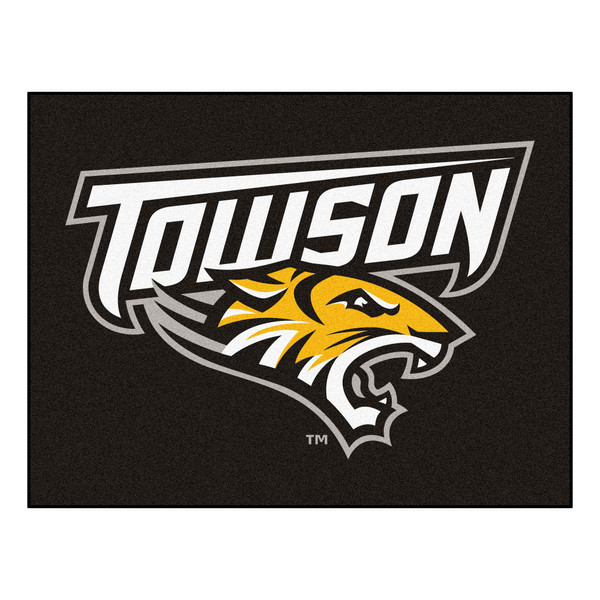 Towson University - Towson Tigers All-Star Mat "Towson & Tiger" Logo Black
