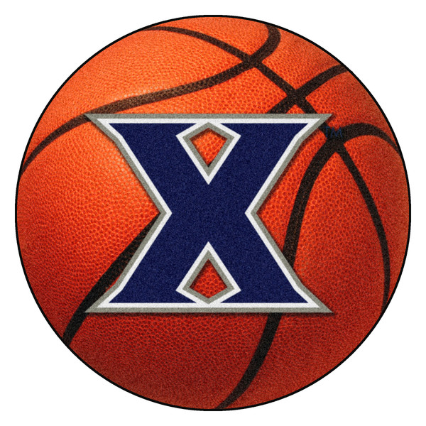 Xavier University - Xavier Musketeers Basketball Mat X Primary Logo Orange