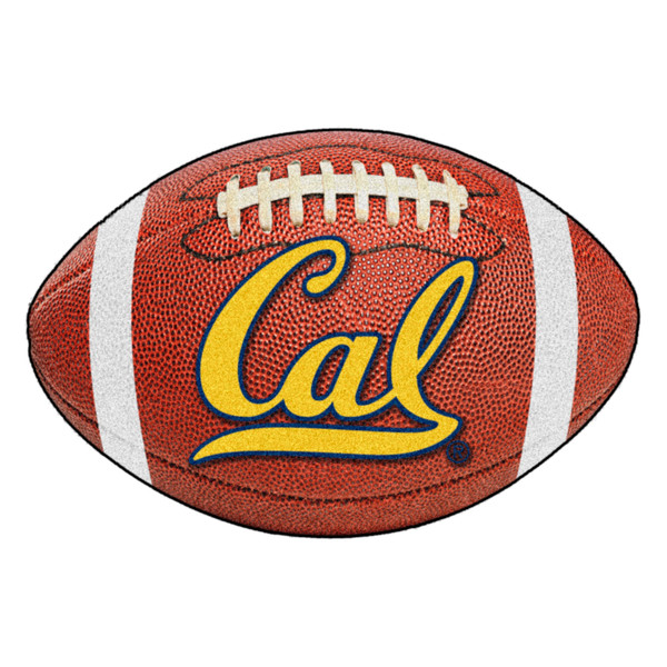 University of California, Berkeley - Cal Golden Bears Football Mat "Script Cal" Logo Brown