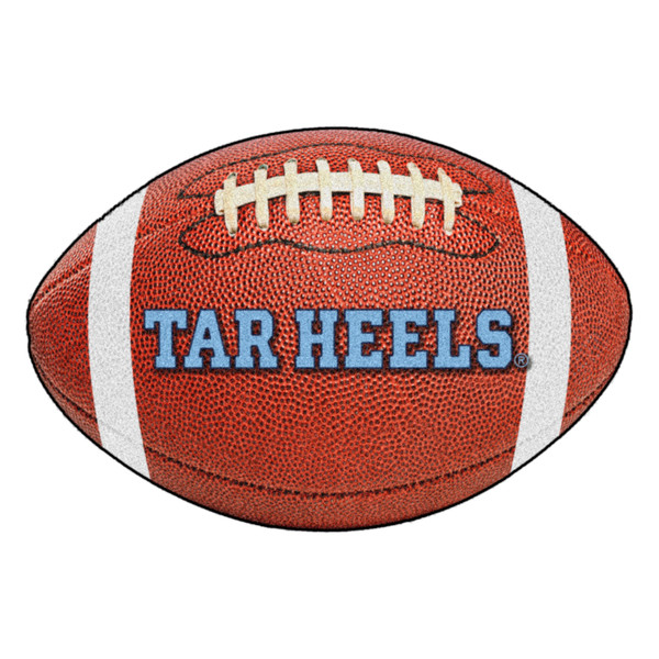 University of North Carolina at Chapel Hill - North Carolina Tar Heels Football Mat "Tar Heel" Logo Brown