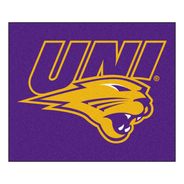 University of Northern Iowa - Northern Iowa Panthers Tailgater Mat "UNI & Panther" Logo Purple
