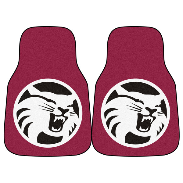 Cal State - Chico - Cal State - Chico Wildcats 2-pc Carpet Car Mat Set "Wildcat" Logo Maroon