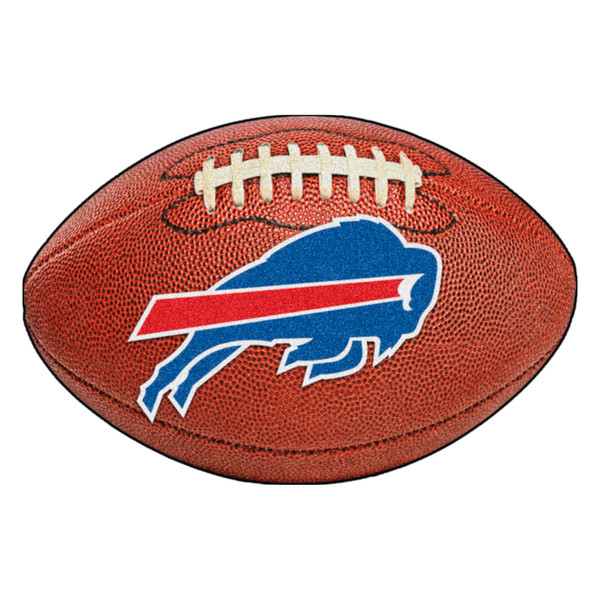 Buffalo Bills Football Mat Buffalo Primary Logo Brown