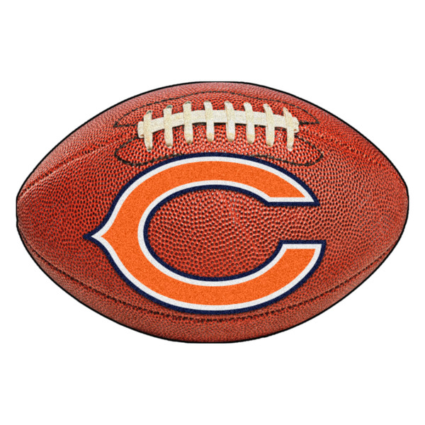 Chicago Bears Football Mat "C" Logo Brown