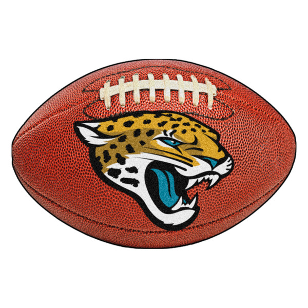 Jacksonville Jaguars Football Mat Jaguar Head Primary Logo Brown
