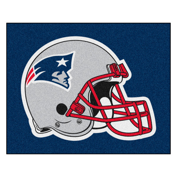 New England Patriots Tailgater Mat Patriots Helmet Logo Navy