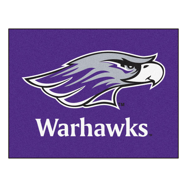 University of Wisconsin-Whitewater - Wisconsin-Whitewater Pointers All-Star Mat "Warhawks" Logo Purple