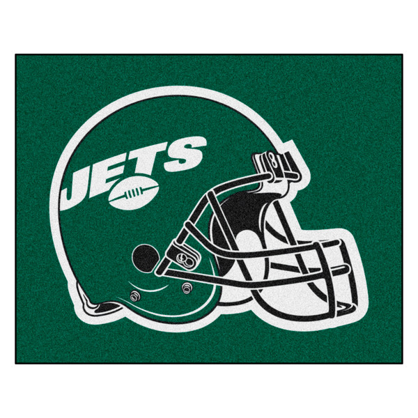 New York Jets Tailgater Mat Jets Helmet Logo Green