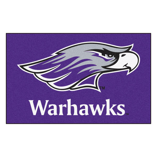 University of Wisconsin-Whitewater - Wisconsin-Whitewater Pointers Ulti-Mat "Warhawks" Logo Purple