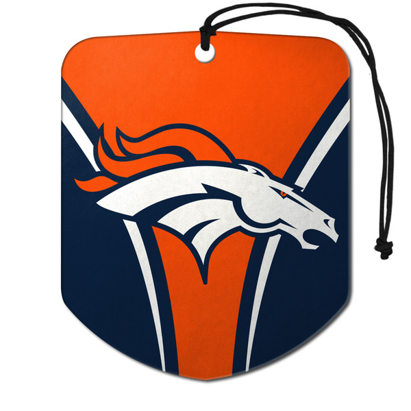 Denver Broncos Air Freshener 2-pk Broncos Primary Logo Blue & Orange