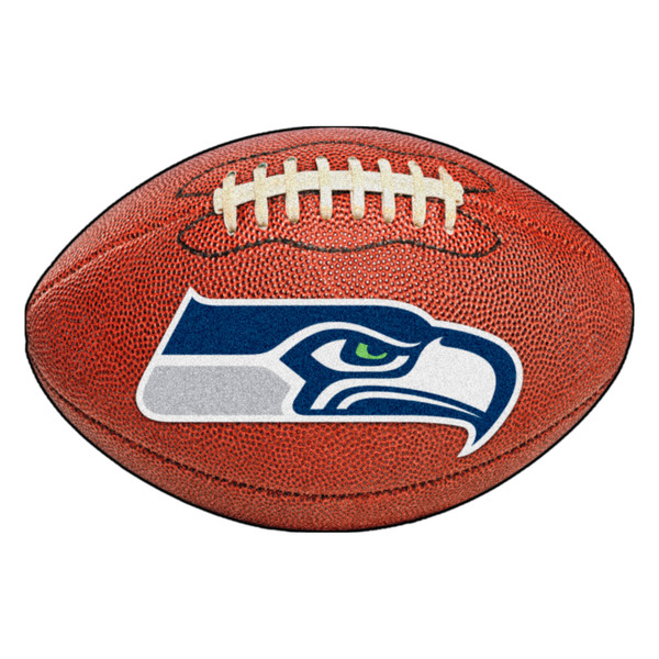 Seattle Seahawks Football Mat Seahawk Primary Logo Brown