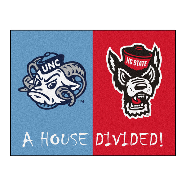 House Divided - North Carolina / NC State - House Divided - North Carolina / NC State House Divided House Divided Mat House Divided Multi