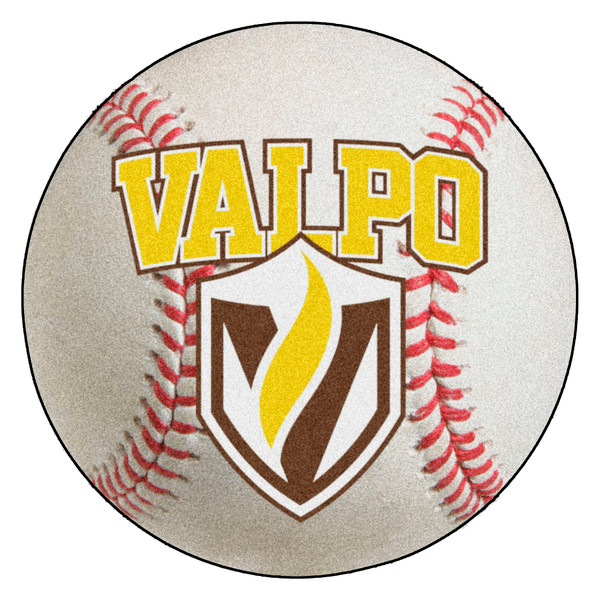 Valparaiso University - Valparaiso Beacons Baseball Mat "V & VALPO" Logo White