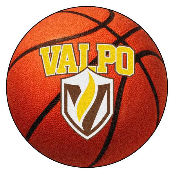 Valparaiso University - Valparaiso Beacons Basketball Mat "V & VALPO" Logo Orange