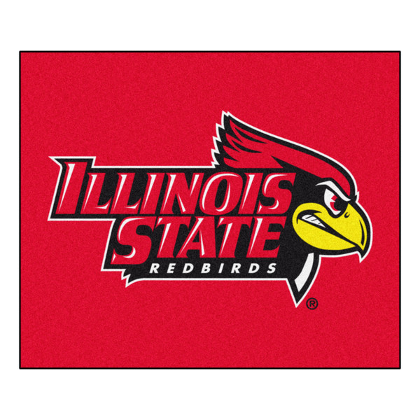 Illinois State University - Illinois State Redbirds Tailgater Mat "Redbird & Illinois State" Logo  Red