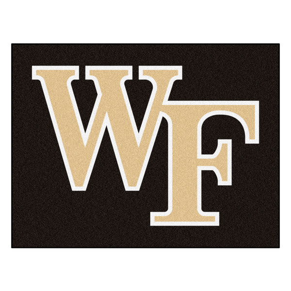 Wake Forest University - Wake Forest Demon Deacons All-Star Mat WF Primary Logo Black