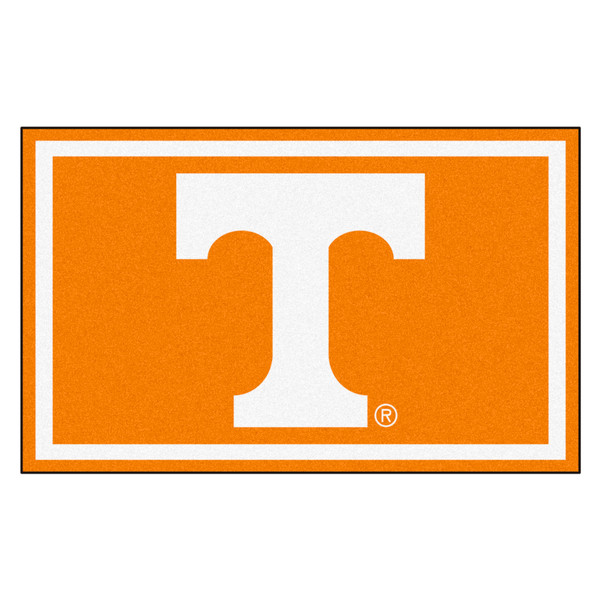 University of Tennessee - Tennessee Volunteers 4x6 Rug Power T Primary Logo Orange