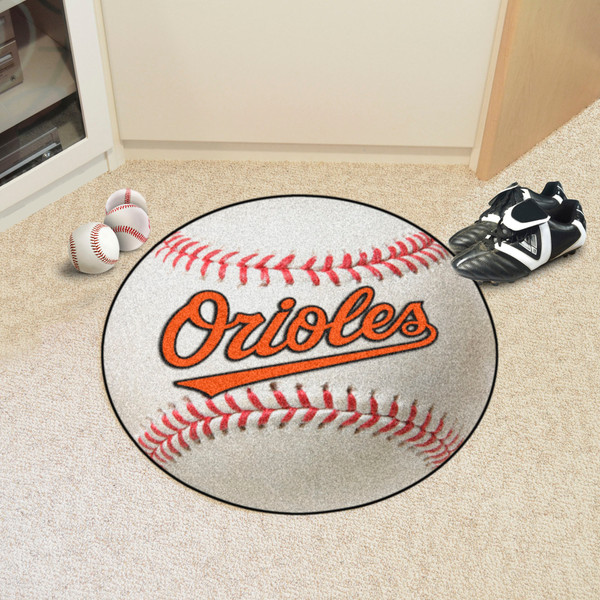 MLB - Baltimore Orioles Baseball Mat 27" diameter