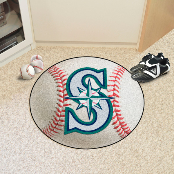 MLB - Seattle Mariners Baseball Mat 27" diameter